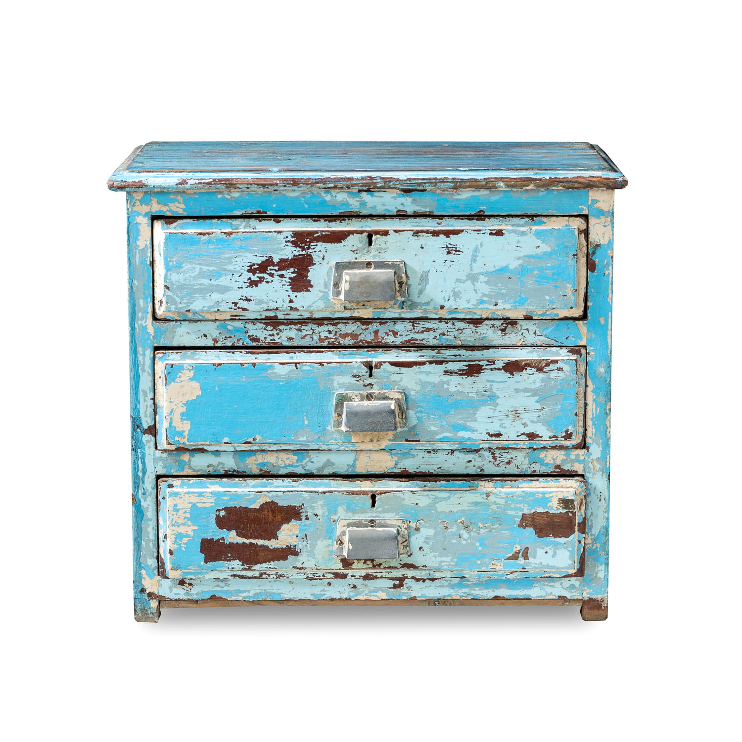 Blue chest of drawers