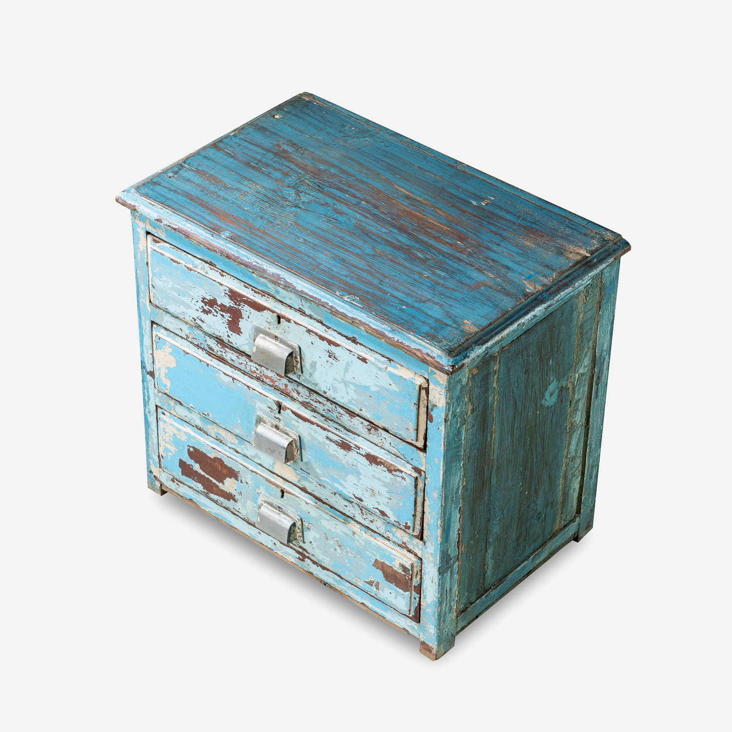 Blue chest of drawers