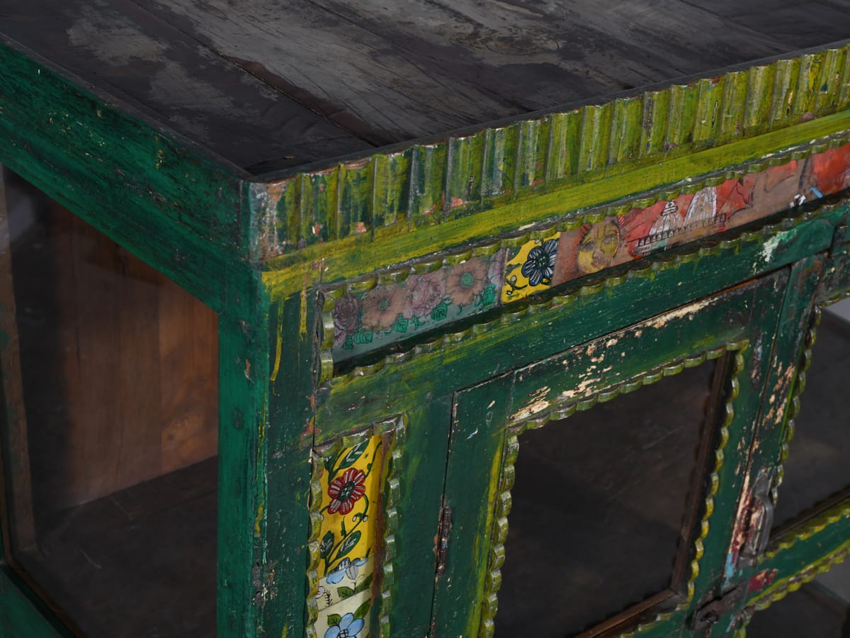 Vitrine grün