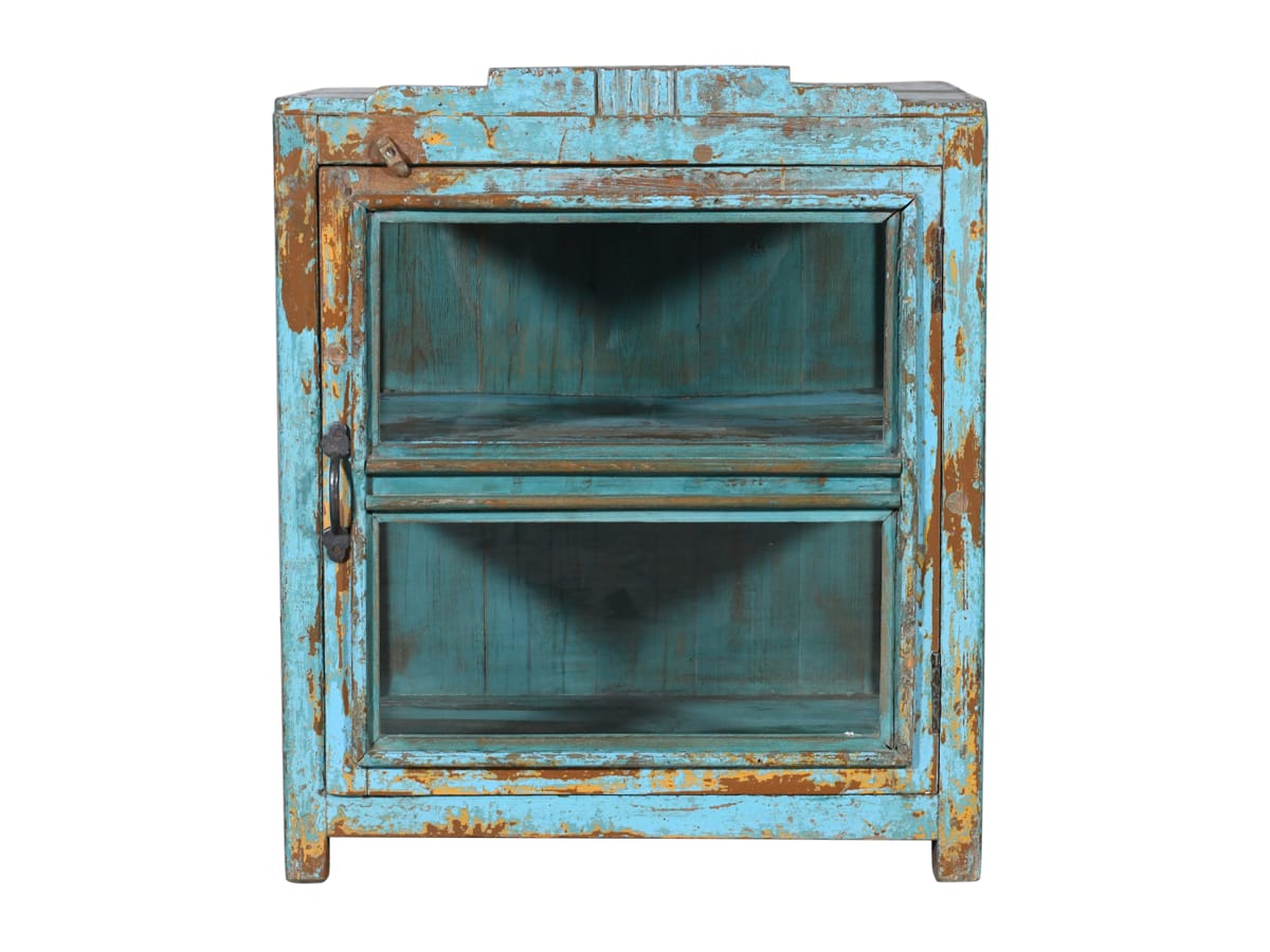 Vitrienkastje blauw