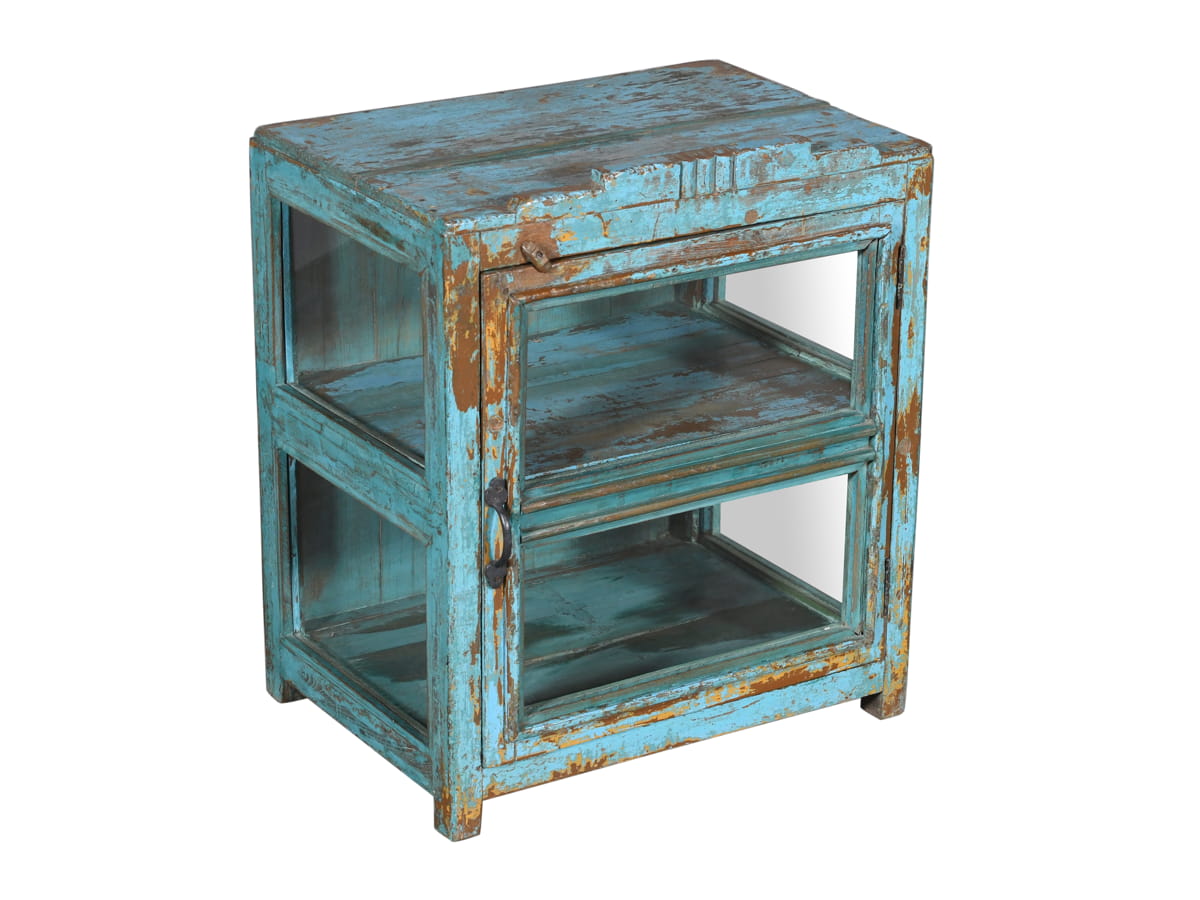Vitrienkastje blauw