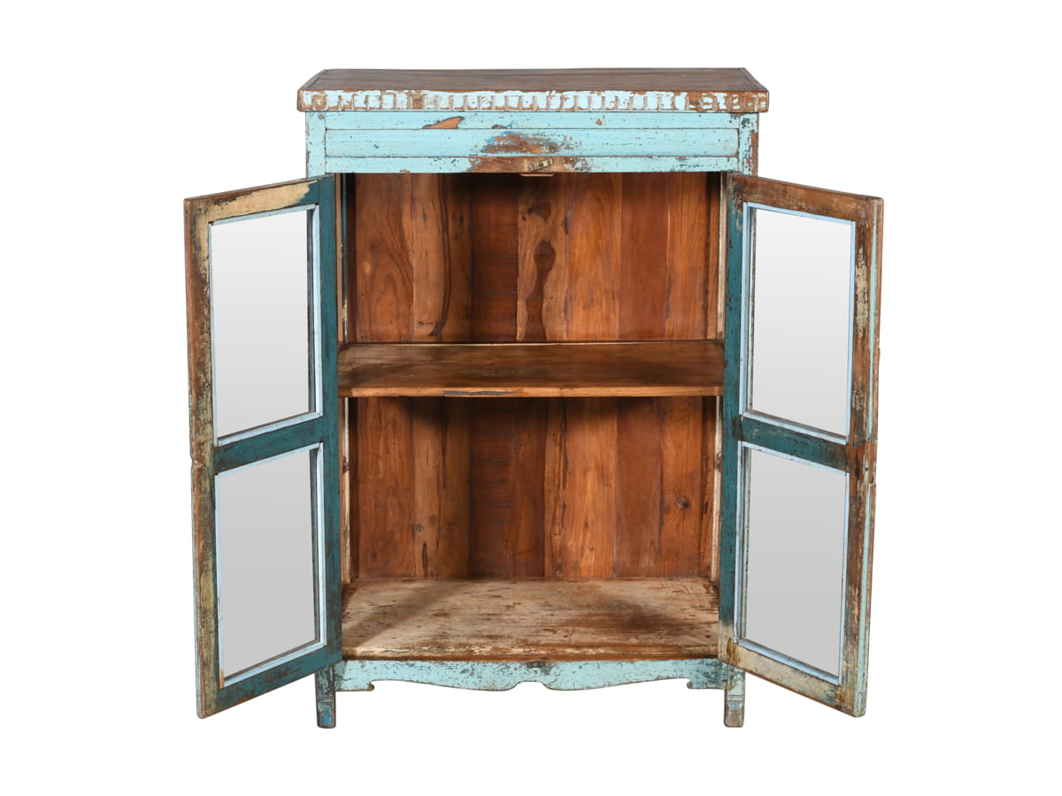 Vitrine blau
