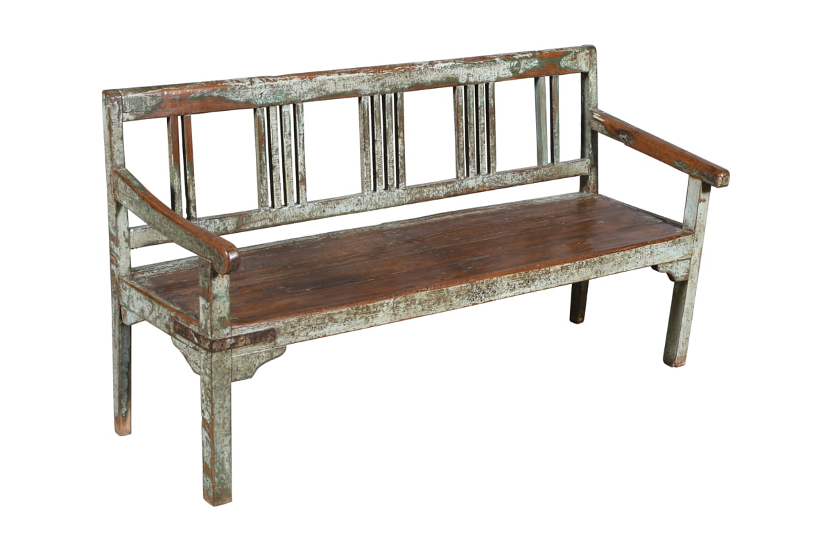 Antique station bench