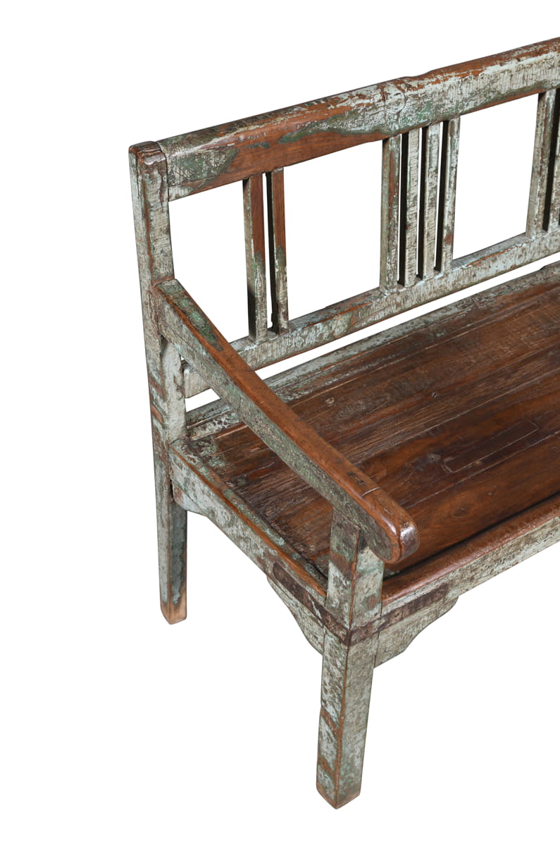 Antique station bench