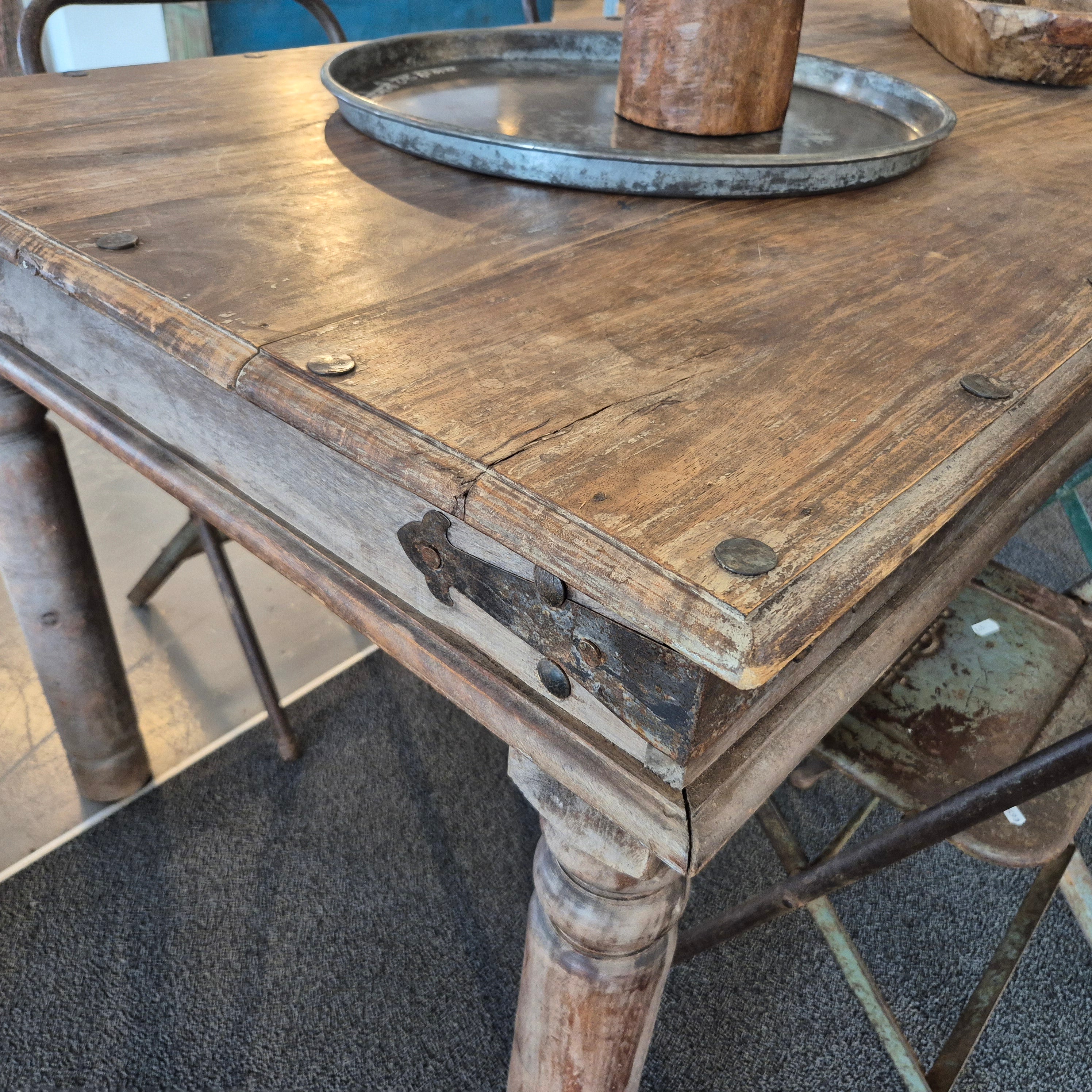 Eettafel India teak