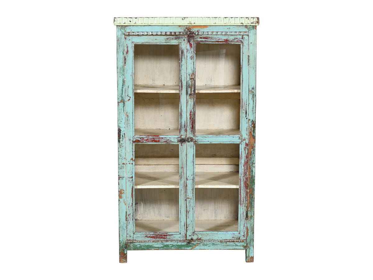 Display cabinet turquoise