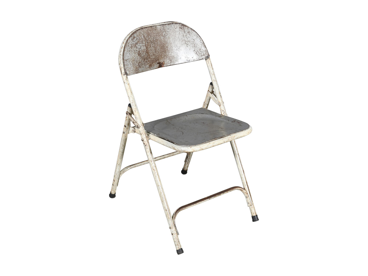 Gray blue folding chair